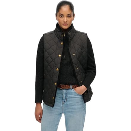 Mouwloos damesjack Superdry Estate Country Liner