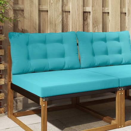 vidaXL Buiten bankkussen Polyester Turquoise 80 x 68,5 cm