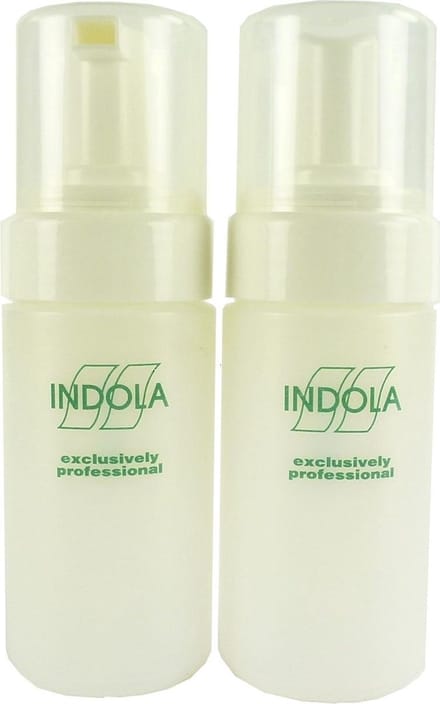 2x Indola Airofix Neutralising Perm doseerfles met pomp voor haarstyling