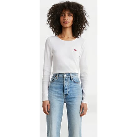 Levi's Honey Long Sleeve White Taglia: L | Maglie a manica lunga Outlet | Donna | Bianco