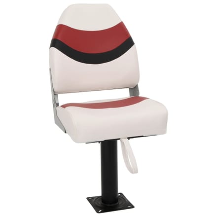 vidaXL - 4-delige - Bootstoelenset - met - hoge - rugleuning - inklapbaar