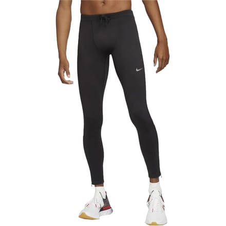 Nike Dri-Fit Challenger Hardlooplegging Heren-Zwart,Zilver