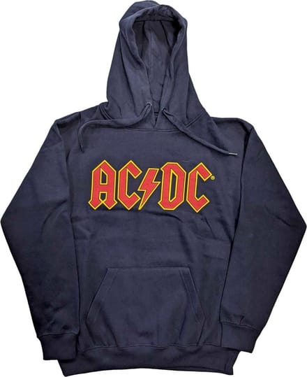 AC/DC - Logo Hoodie/trui - M - Blauw