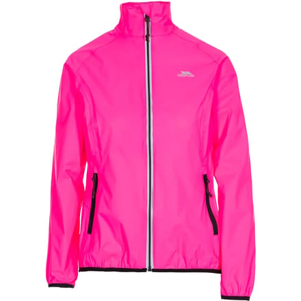 Trespass damesregenjas Beaming - Female Active Packaway Jacket Hi Visibility Pink