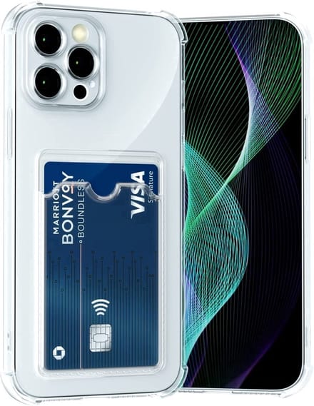 Backcover met Pashouder – Samsung Galaxy A52 / A52s / A52 5G – Transparant – Anti Shock Siliconen Hoesje