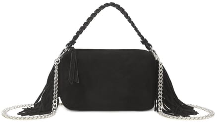 Giuliano kunstlederen suede handtas Lunelle - Dames - Zwart