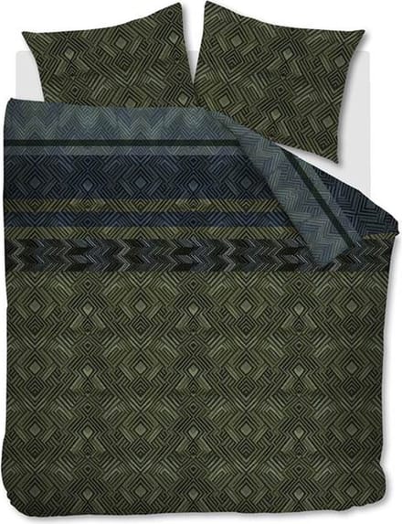 Snoozing Ferry Dekbedovertrek - Extra breed - 260x200/220 cm - Green