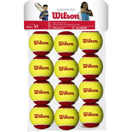 Wilson Starter Red (Stage 3) Zak 12 Stuks