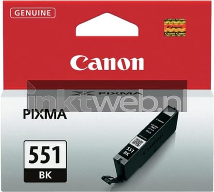 Canon Inktcartridge CLI-551 BK Origineel Zwart 6508B001