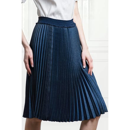 Anne Fontaine Peony Indigo Blue Größe: M | Midiröcke Outlet | Damen | Blau