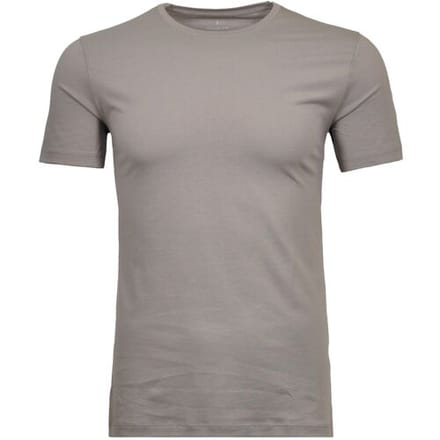 Ragman T-Shirt Round Neck Uni Bodyfit Grijs / male