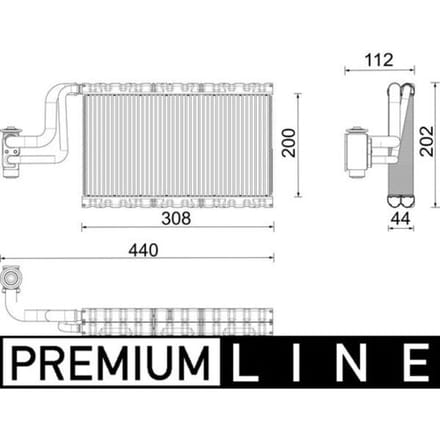 Verdamper, airconditioning MAHLE AE 191 000P
