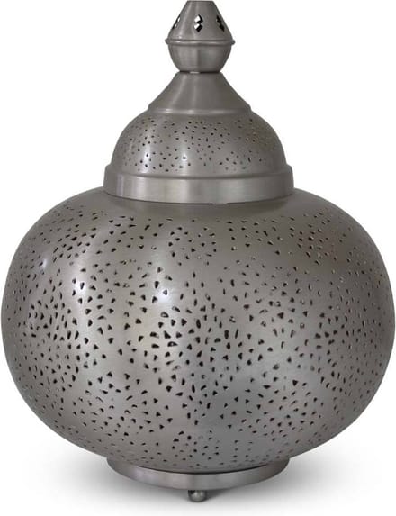Safaary - Oosterse Tafellamp Nikkel Goud Pita Ø 33 x 40cm