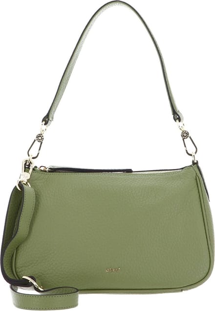 abro Schoudertas Leather Ranger Smith Shoulder Bag Thea Oliv Groene