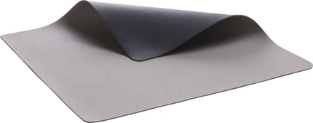 BITZ Placemat 46 x 33 cm 4 st. Zwart/Grijs