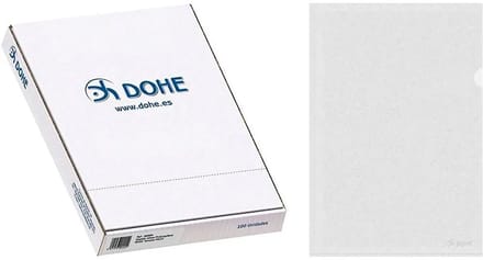 Documentenhouder DOHE Transparant Din A4 (100 Stuks)