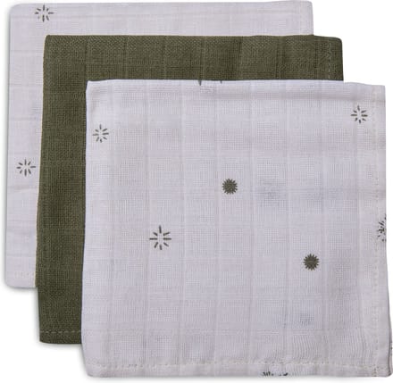 Jollein Monddoekje Hydrofiel Stargaze - Leaf Green - 3 Stuks