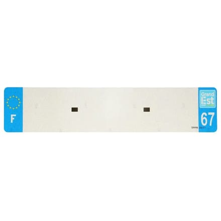 Nummerplaatstrip voor pvc Top Plaq 67