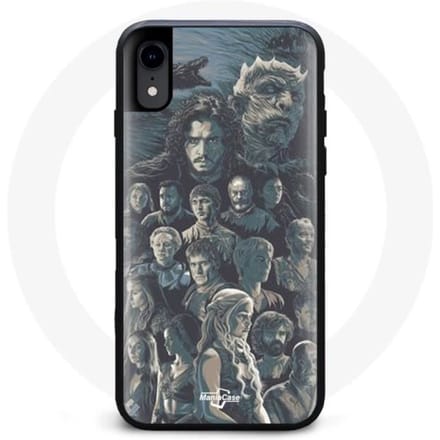 Coque - Game of Thrones - Iphone X - Rigide - Protection - Personnages gris