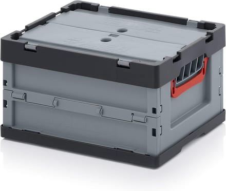 Professionele vouwdoos 40 x 30 x 22 cm incl. deksel en duimstok