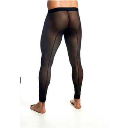 Mob Eroticwear Mob Sheer Mesh Tights Black