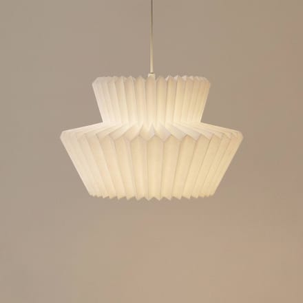 Lindby - hanglamp - 1licht - Papier - H: 25 cm - E27 - wit