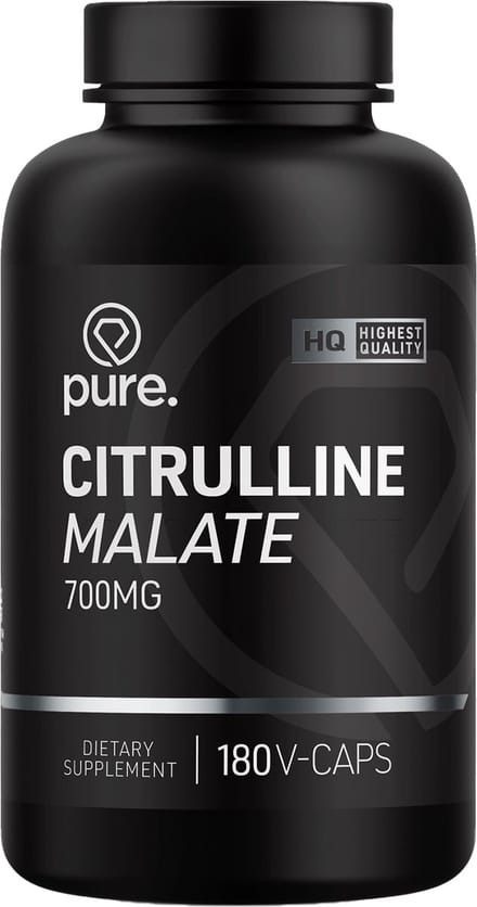 Pure. Citrulline Malate - 700mg - 180 vegan capsules - malaat - aminozuur