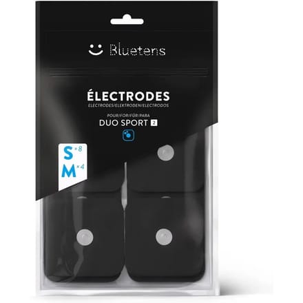 Duo sport elektrode 2 - 4M+8S Bluetens