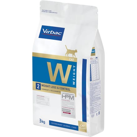 3kg Veterinary HPM Cat Weight Loss and Control W2 Virbac Kattenvoer