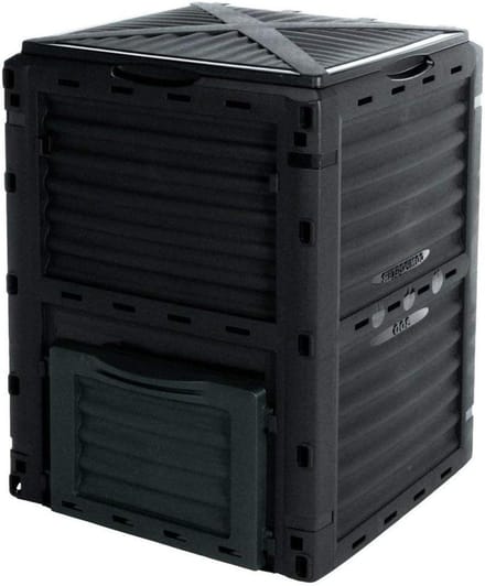 Tuin Composter - Afvalbak Compost - Organisch Afval Verwerken - Snelle Compostering - 300 Liter - Donkergroen