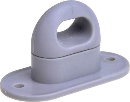 ProPlus Draaisluiting voor ovaal oog - kunststof - grijs - 37 x 20 mm