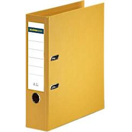 Schäfer Shop Select  ordner, A4, rugbreedte 80 mm, geel