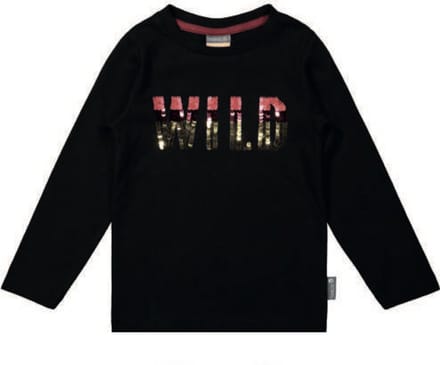 Vinrose longsleeve maat 98/104 zwart