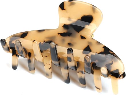 Grote Schildpad Haarclip voor Dik en Medium Haar - Celluloseacetaat Haarspeld