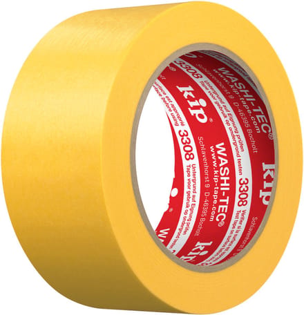 Kip 3308 Washi Tape Geel 48mm - per rol