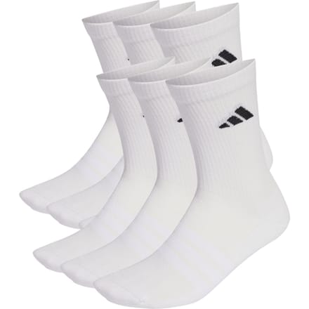 Adidas Performance Gevoerde Sokken 6 Paar - Unisex - Wit