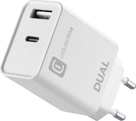 Cellularline 8018080414091 Smartphone, Universeel Wit AC Binnen