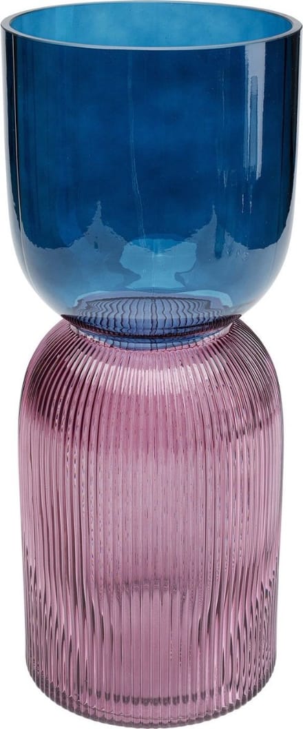 Kare Vaas Marvelous Duo Blauw Lila 40cm