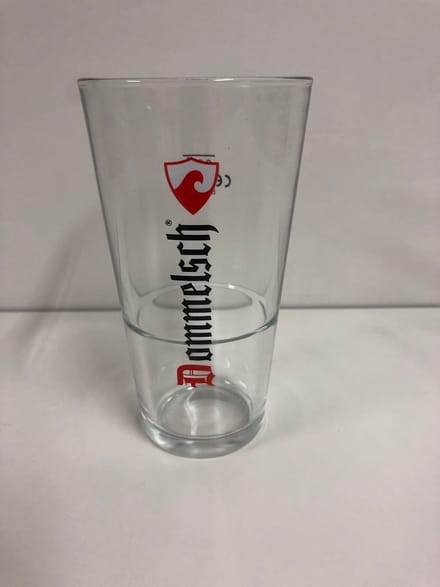 2x 30cl dommelsch vaasje bierglas conique bierglazen vaasjes stapelbaar