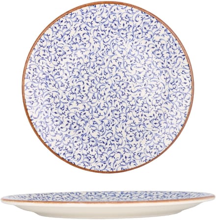 By Bone Dessertbord - Edera - Porselein - 25 cm - set van 6