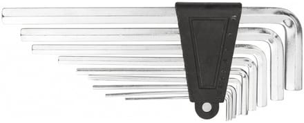 Grupa Topex - Lange Inbussleutel Set - 1.5-10 mm - 9 stuks