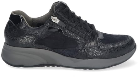 Durea - 6295 H - Lage sneakersDames sneakers - Kleur: Zwart - Maat: 38.5