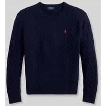 Regular fit pullover van mix van wol en kasjmier