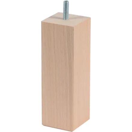 Duraline Meubelpoot Vierkant Hout 5x5x15cm Beuken Fsc