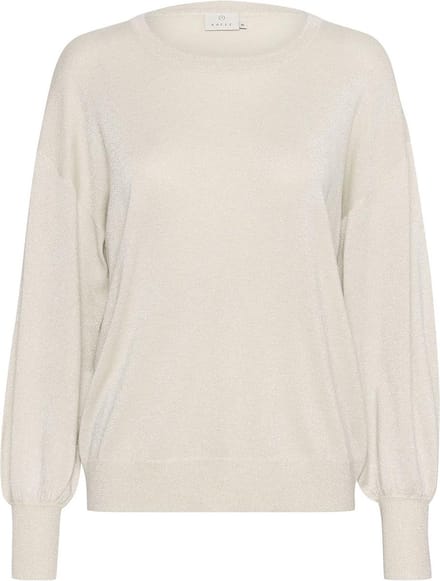 Kaffe KAregina O-neck Knit Dames Trui - Sand Dollar