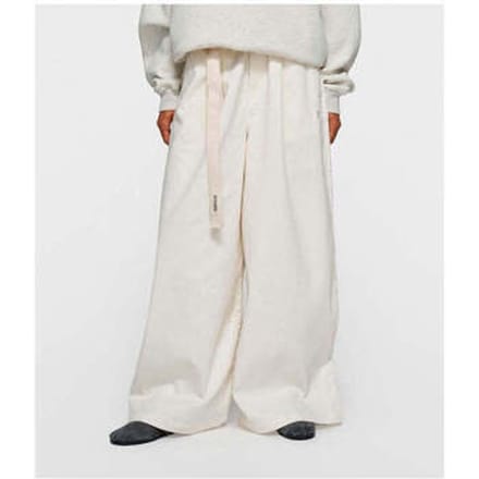 Broek 10 Days Wide Pants Twill Pearl