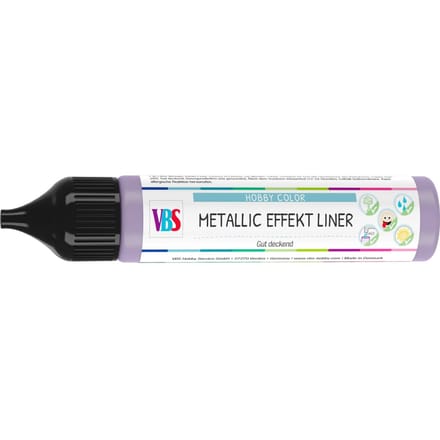 VBS Metallic Effect Liner, 28 ml - Lavender
