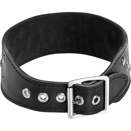 Rimba - Collar 4 cm breed versierd met studs