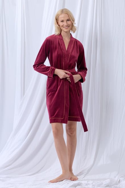 Lords & Lilies Dames Kamerjas Wijnrood L