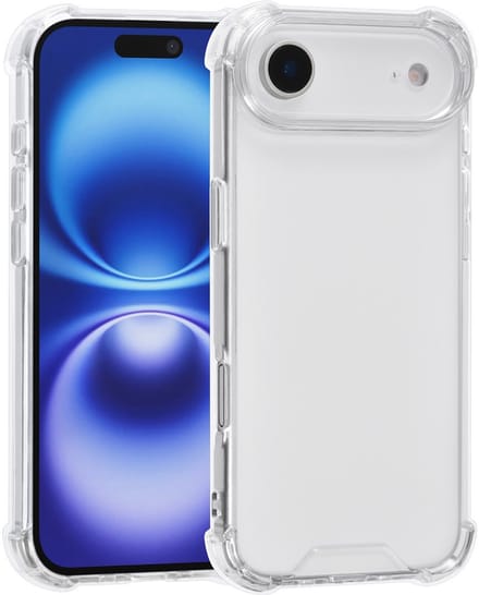 TUNIQ Anti-shock Back cover voor iPhone 17 Air - Transparant - Slank Design - Draadloos Laden
